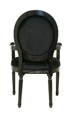 фото Мягкий стул с подлокотниками Diella Black Velvet в Санкт-Петербурге