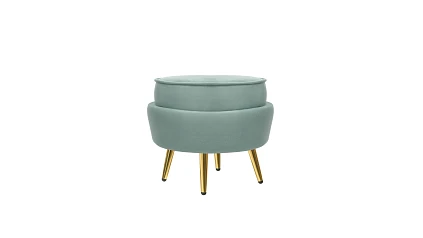 купить Кресло с пуфом ракушка Pearl Green в Санкт-Петербурге