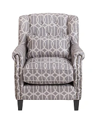 Мягкое полукресло с подлокотниками Scott Grey в Санкт-Петербурге