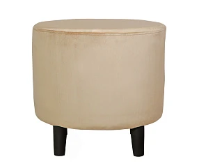 Дизайнерский пуф Drum Beige в интерьере в Санкт-Петербурге