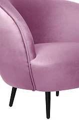 Мягкое кресло Small Benee Pink на черных ножках в интернет-магазине в Санкт-Петербурге