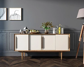 Комод "Bruni white" четыре дверки арт BR23WH в Санкт-Петербурге