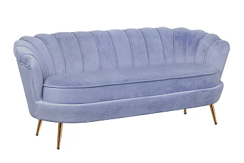 Трехместный диван ракушка для гостиниц Pearl Triple Blue в Санкт-Петербурге