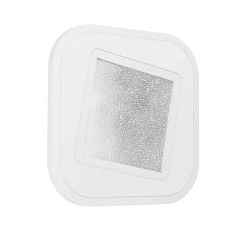 901233 Светодиодный потолочный светильник  MACCHIONI, 12W(LED), 200x200, сталь, пластик, белый/ пластик с эфф. хрусталя, белый, 4000K, 1560lm в интернет-магазине в Санкт-Петербурге