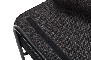 БАНКЕТКА HUBSCH, ТКАНЬ / МЕТАЛЛ, ЧЕРНЫЙ в Санкт-Петербурге