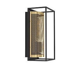 купить красивые 43789 Бра (настенный светильник) NOHALES, 1X40W (E27), H320, сталь, черный, латунь в интернет-магазине в Санкт-Петербурге