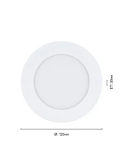 купить 64599 Светодиодный встраиваемый светильник FUEVA 1 PRO, 5,5W(LED) в Санкт-Петербурге