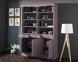заказать Двухсекционный шкаф Leontina Lavanda для посуды арт ST9330/3L в Санкт-Петербурге