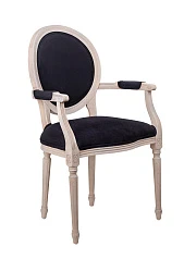купить Мягкий стул с подлокотниками Delo Arm Black Velvet в интернет-магазине в Санкт-Петербурге
