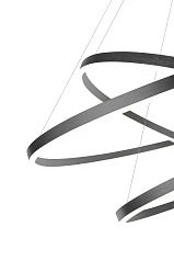 купить Люстра Orblaze 3 rings 600 black в Санкт-Петербурге