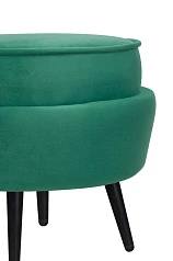 купить Пуф Pearl Adorn Green V2 на черных ножках в Санкт-Петербурге