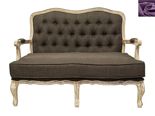 фото Прямой диван модерн Yareli Brown V2 фиолетовый в Санкт-Петербурге