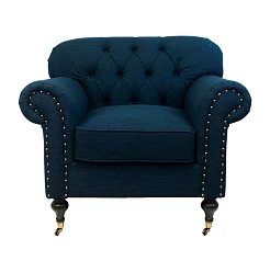 стильное Классическое кресло Kavita Dark Blue в Санкт-Петербурге
