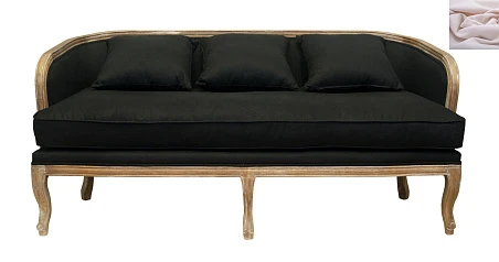 купить стильный Диван в стиле ретро Nora розовый в Санкт-Петербурге