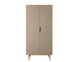 купить стильный Шкаф малый двухстворчатый "Line" R24/beige в Санкт-Петербурге