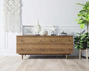 красивый Комод "Boho" 4 ящика джангл арт BH09 в Санкт-Петербурге