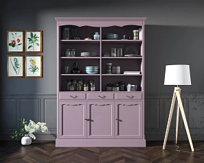 заказать Двухсекционный шкаф Leontina Lavanda для посуды арт ST9330/3L в Санкт-Петербурге