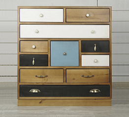 Комод для белья «Акварель (Aquarelle)» 10 ящиков арт RE-19ETG/4