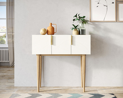 Консоль с тремя дверками "Line" LN15/GR1/beige