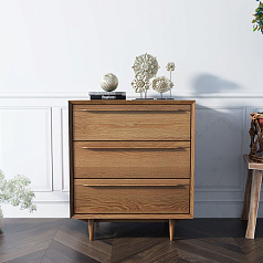 Комод в Скандинавском стиле "Бруни (Bruni)" на три ящика арт BR07